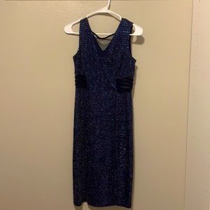 Blue Cocktail Dress